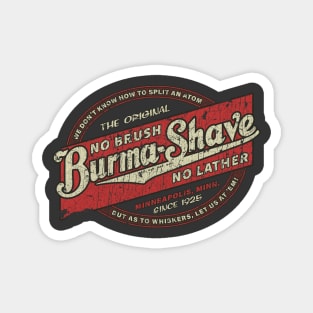 Burma-Shave 1925 Magnet