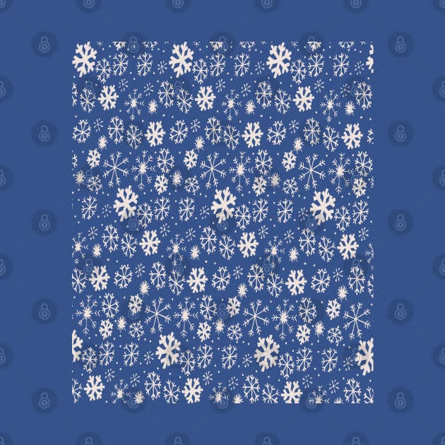 Snowflake Snowstorm Falling White Snowflakes by taiche