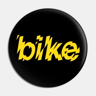 Cycling - Bike Thunderstruck Electrified Graphic Pin