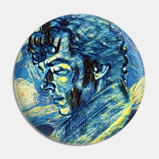 Benedict Cumberbatch Van Gogh Style Pin