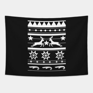 Cozy Christmas Pattern Tapestry