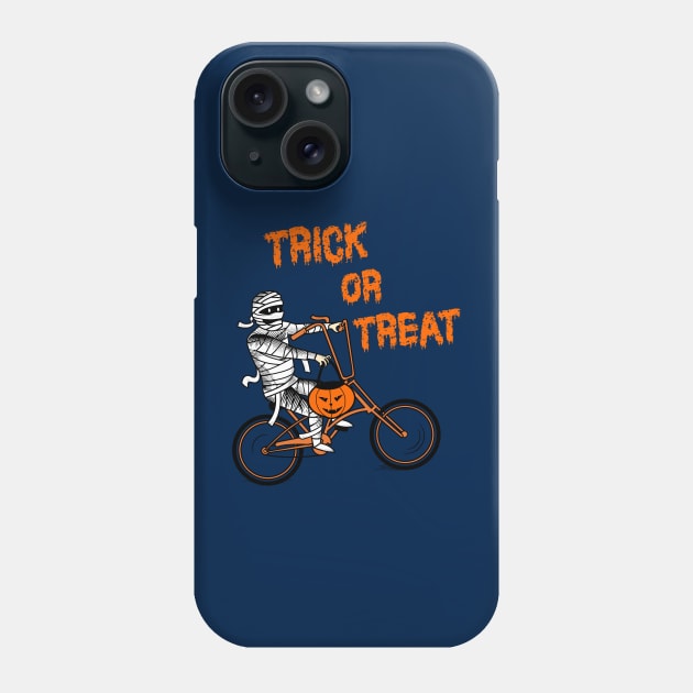 Trick Or Treat Mummy Phone Case by MONMON-75