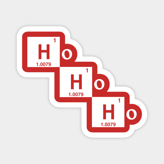 Christmas Chemistry Magnet by fishbiscuit