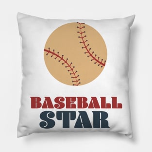 Baseball Star Pillow