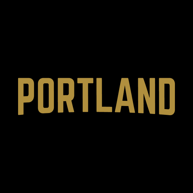 Portland City Typography by calebfaires