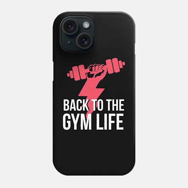 gym workout- great design after holiday season - christmas and new year Phone Case by teemarket