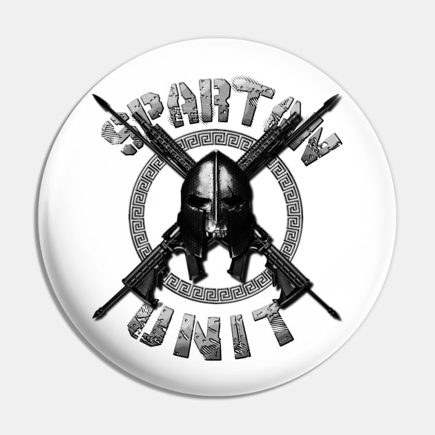 Spartan Unit Pin by 8 Fists of Tees