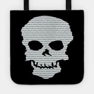 Binary Skull Hacker Tote