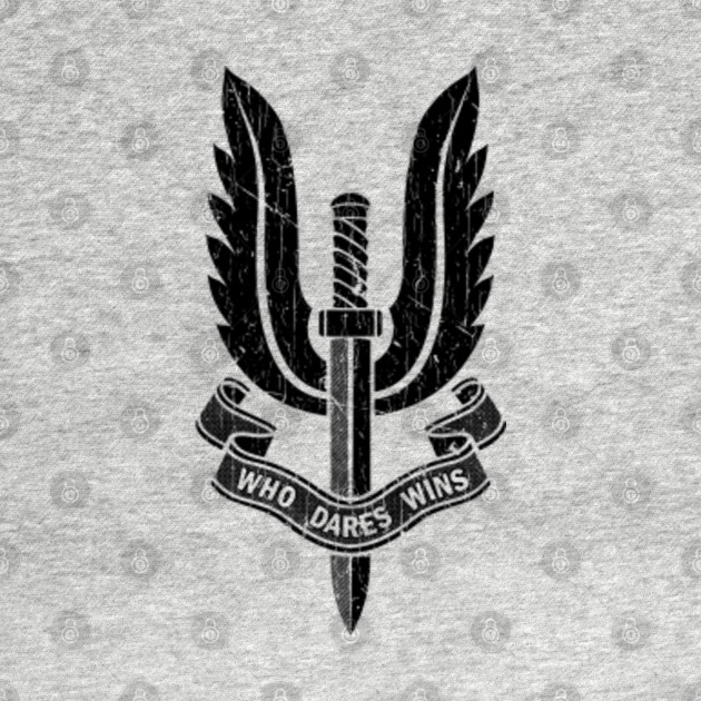 Wallpaper British Sas Emblem Vintage Black Special Air Service T Shirt For Free