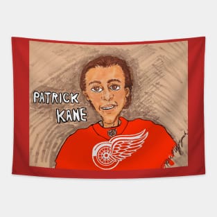 Patrick Kane Detroit Red Wings Tapestry