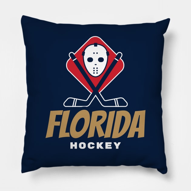 florida panthers hockey Pillow by BVHstudio