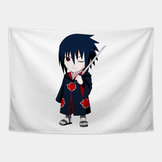 Sasuke Uchiha Tapestry by gagalkaya