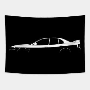 Mitsubishi Galant VR-4 (EC5A) Silhouette Tapestry