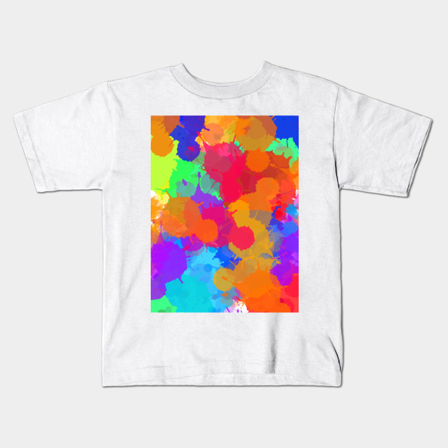 Spilled Paint Painting Kids T Shirt Teepublic