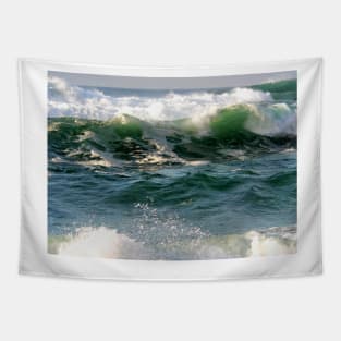 beach waves. Sintra. Tapestry