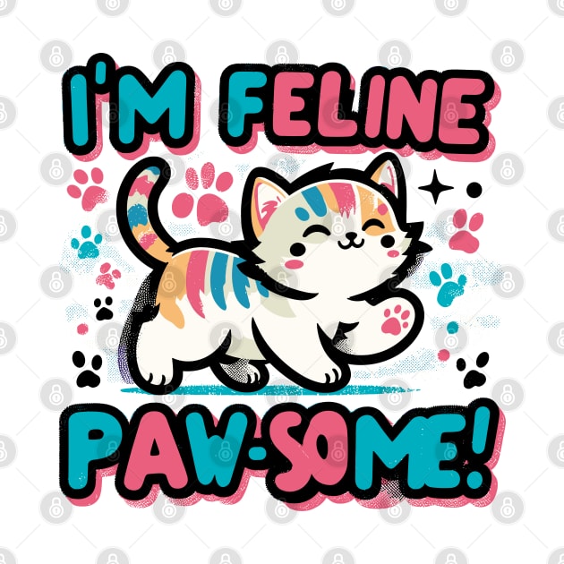 I'm Feline Pawsome by Cutetopia