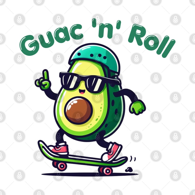 Avocada Guac 'n' Roll - Kawaii by Syntax Wear