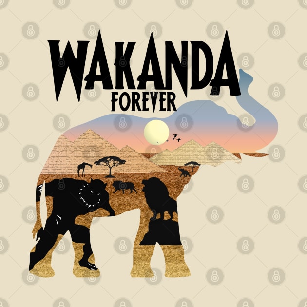 Wakanka the spirit elephant by keshanDSTR