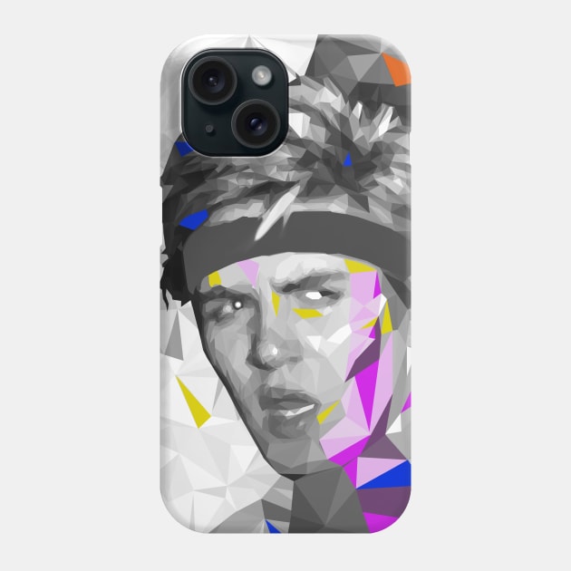 Simon Le Bon from Duran Duran Phone Case by So Red The Poppy