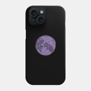 Purple Moon Phone Case