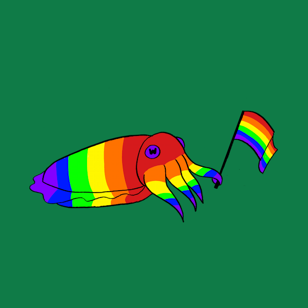 Cuttlefish Pride - Classic Variant by Maeve Keleher