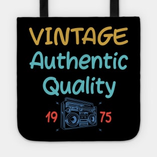 45 Years Old 1975 Vintage 45th Birthday Anniversary Gift Tote