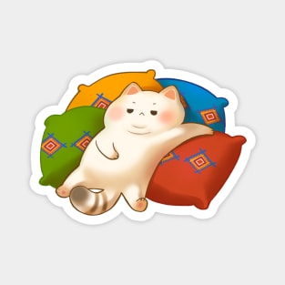 Fat Cat Pillows Magnet