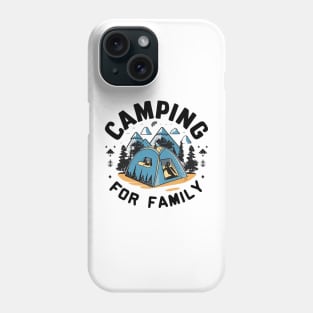 camping for family Phone Case