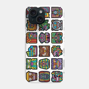 Figuras mayas Phone Case