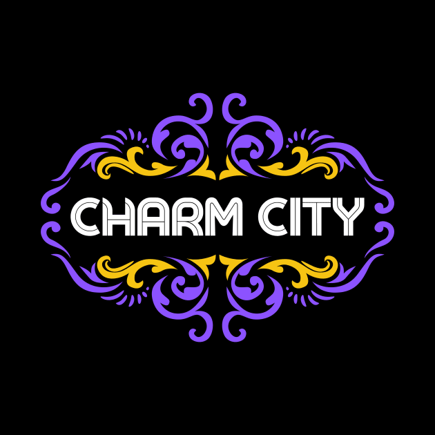 CHARM CITY COOL COLORFUL FRAME DESIGN by The C.O.B. Store