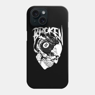 Broken Skull Billiard Phone Case