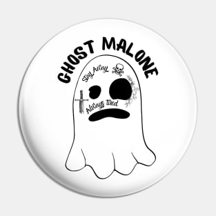 Ghost malone funny T-shirt Pin