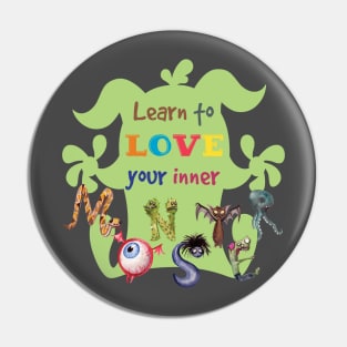 Embrace your inner monster, inspirational quotes Pin