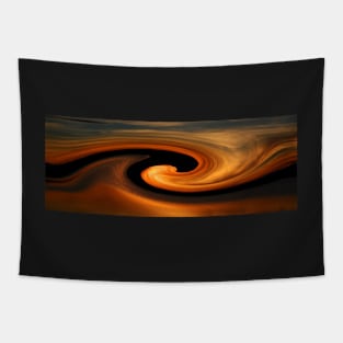 Nature's Illusion- Sunset Waves Tapestry