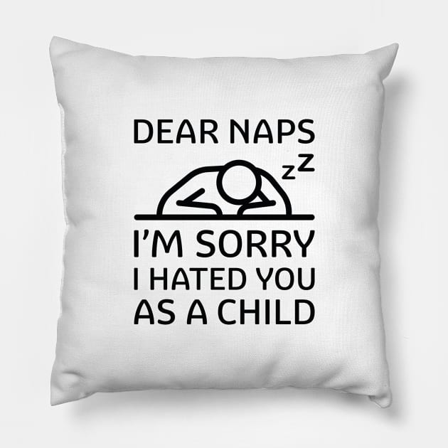 Dear Naps Pillow by LuckyFoxDesigns