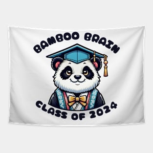 Graduation panda bear Tapestry