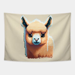 The Adorable Face of an Alpaca Tapestry