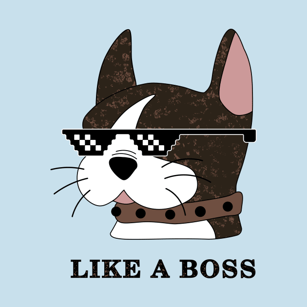 Like a boss terrier by LizaAdler