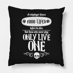 pen and paper 1000 lifes quote Pillow