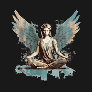 Angel Yoga Serenity Embrace Inner Peace T-Shirt