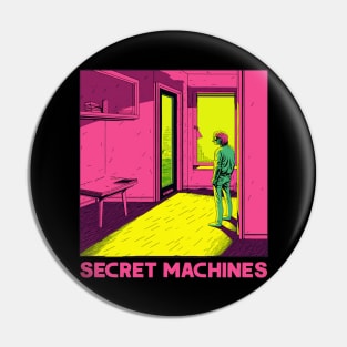 Secret Machines  -- Original Fan Artwork Design Pin