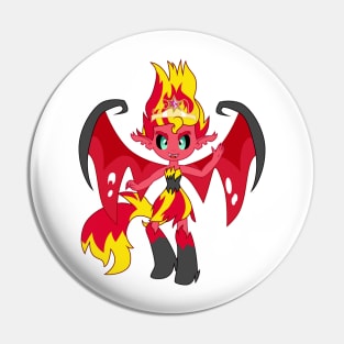 Demon Sunset Shimmer mini Pin