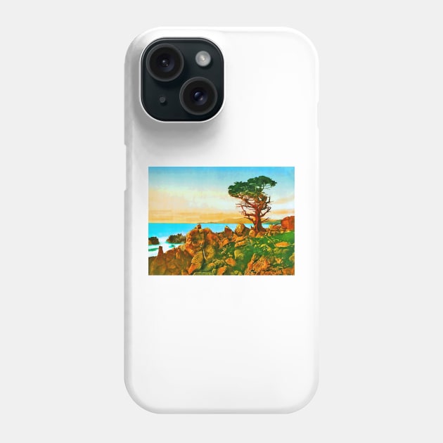LONE CYPRESS Phone Case by terryhuey
