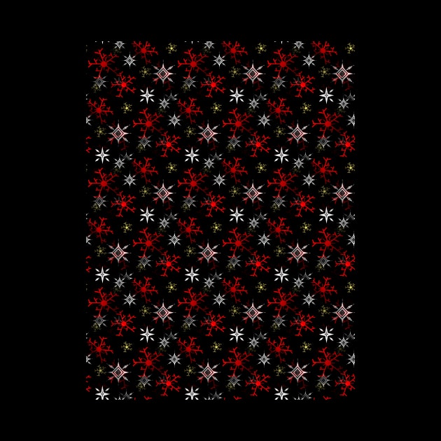 FALLING Snowflakes Pattern by SartorisArt1