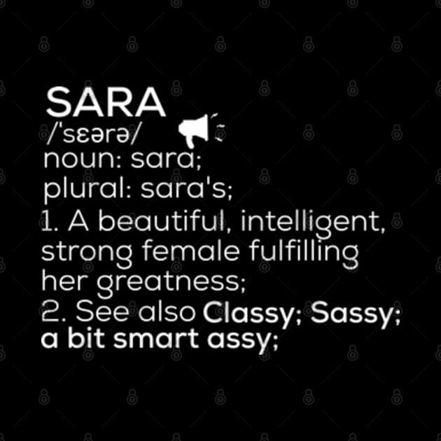 Sara Name Definition Sara Female Name by TeeLogic