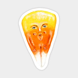 Candy corn man Magnet