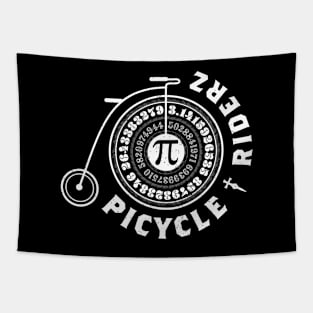 Great Picycle Riderz Algebra Cyclist Bike Geek Pie T Shirt Tapestry