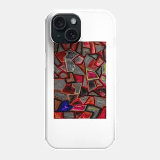 Pieces of Love (Red Blue) Phone Case