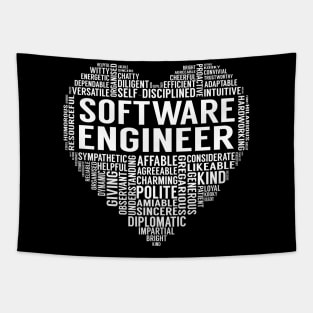 Software Engineer Heart Tapestry