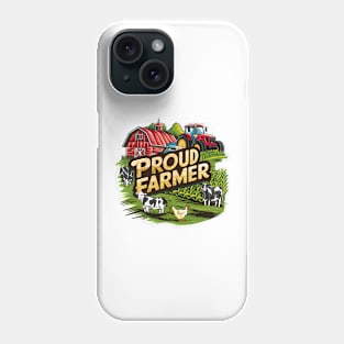 Proud Fermed | Farming lover gifts Phone Case